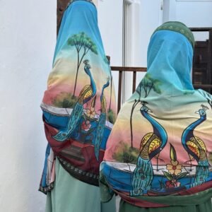 غدفة لوحة الطاووس